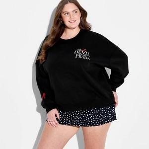 Women's Crewneck The Devil Wears Prada Coffee Graphic Pullover