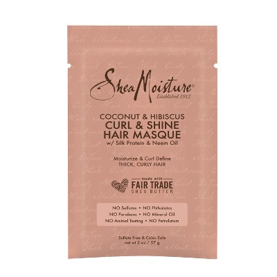 SheaMoisture Hair Masque Coconut & Hibiscus, 2 oz