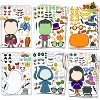 Joyfy 36Pcs Halloween Craft Stickers, Make a Face Stickers Kids Halloween Party Favor DIY Craft Supplies, Classroom Activities Supplies - 2 of 4