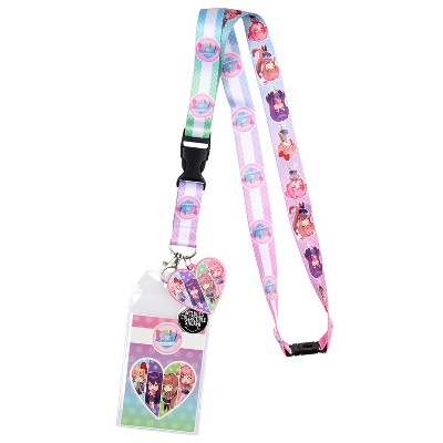 Doki Doki Literature Club Video Game ID Badge Holder Lanyard w/ Rubber Pendant