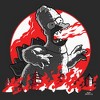 Men's The Simpsons Godzilla Homer Red Moon T-Shirt - 2 of 4