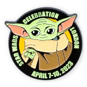 SalesOne LLC Star Wars: The Mandalorian Grogu Enamel Pin | SWC 2023 Exclusive - 1 of 4