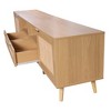 GlasFlength TV Stands and Consoles, Stylish Entertainment Center for Living Rooms, Modern Designs for Classic Interiors, Beige,78.8”*14.6”*18.9" - 3 of 4