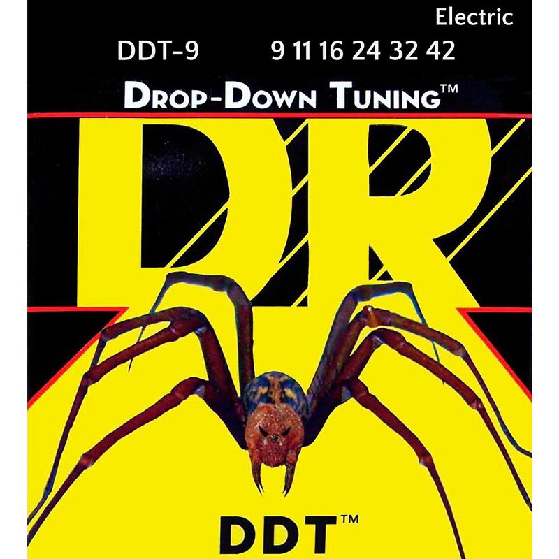 DR Strings Drop Down Tuning Lite Electric Guitar Strings (9-42), 1 of 2