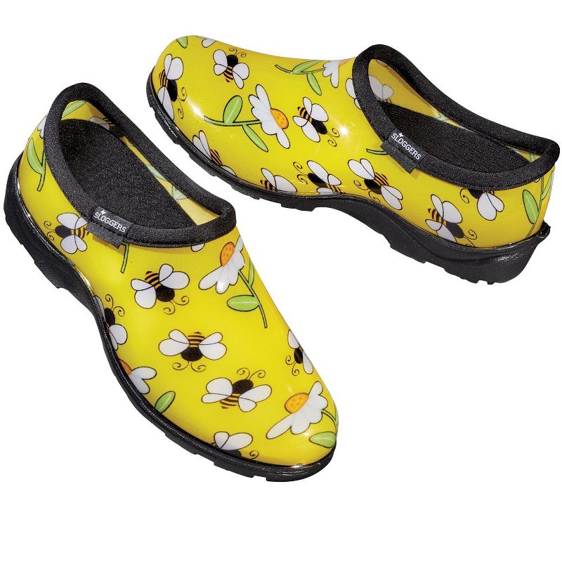 Collections Etc Bee Sloggers Outdoor Waterproof Garden Shoes, 3 of 5