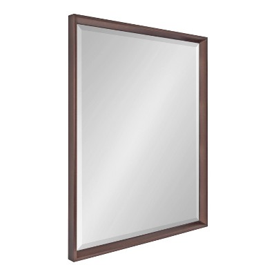 23.5" x 29.5" Calder Rectangle Wall Mirror Bronze - Kate & Laurel All Things Decor