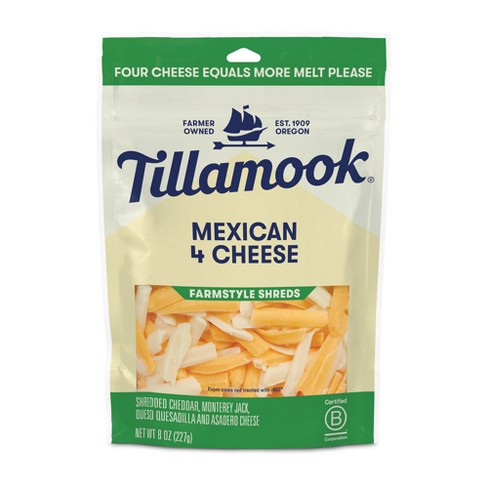 Tillamook Farmstyle Mexican 4 Cheese Shredded Cheese - 8oz - image 1 of 4