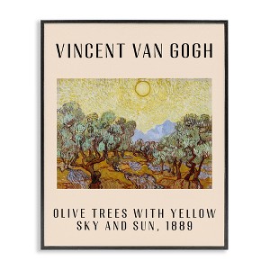 Stupell Industries Classic Olive Trees Van Gogh Framed Giclee Art - 1 of 4