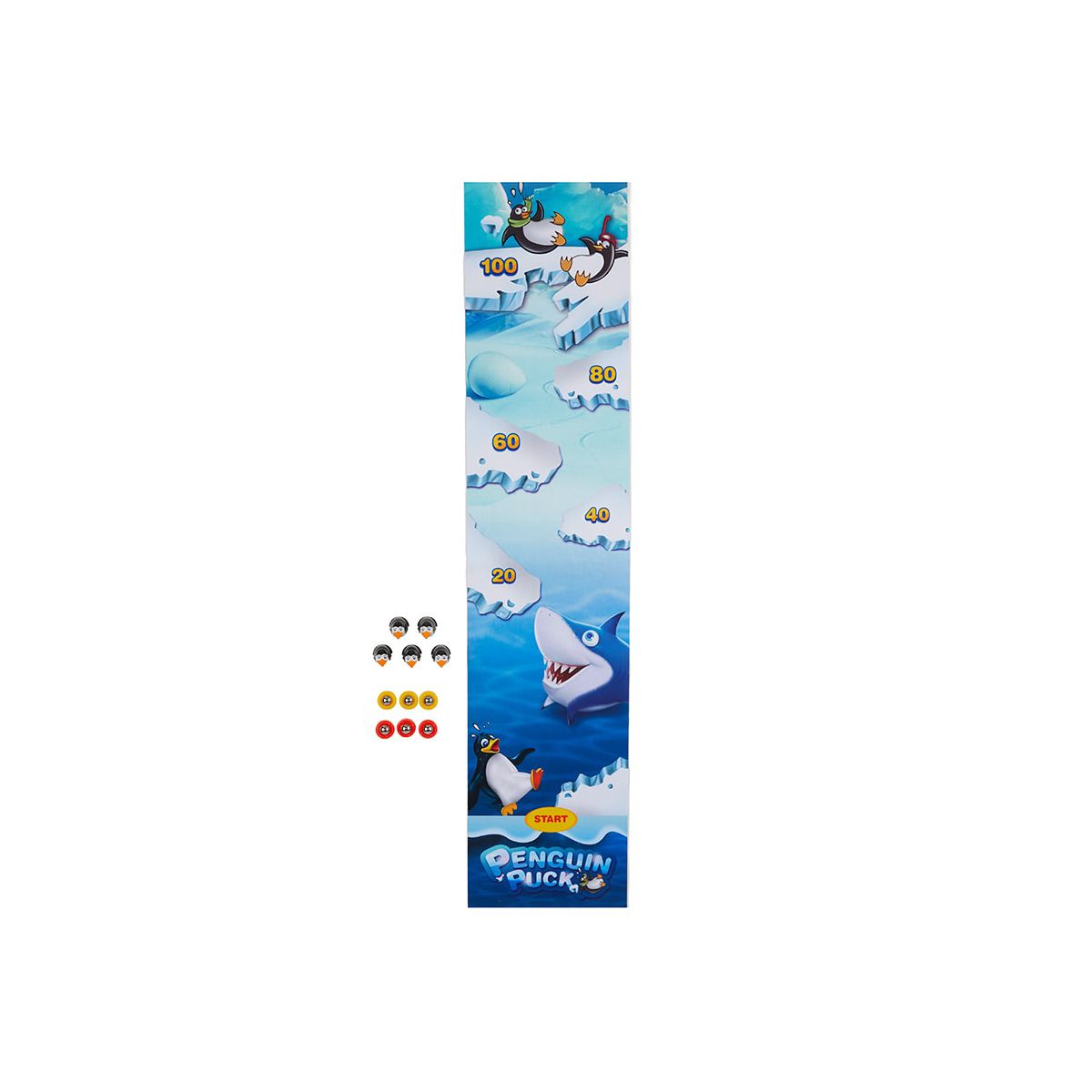 The Lakeside Collection Family Fun Tabletop Game Penguin Pucks - - thumbnail 4