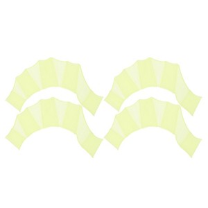 Unique Bargains Silicone Resistance Lightweight Aquatic Webbed Swimming Fins 2 Pairs - 1 of 4