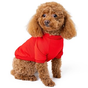 Rocky Thermal Fleece-Lined PET Sweater for Dogs, Puppies, Cats - Warm Coat Bodysuit One-Piece Jacket, Jammies with Leg Warmers - 1 of 4