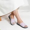 Aerothotic - Aspen Fuzzy Strap Ladies Arch Support Slides, Lightpurple-8 - 3 of 4