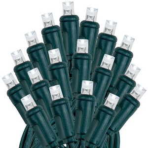 Novelty Lights 20 Light LED Christmas Craft Mini Light Set (Green Wire, 8.5 feet) - 1 of 4