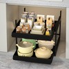 Extendable Cupboard Organiser with 2 Levels, Extendable Drawers Storage, Telescopic Drawer - 2 of 4