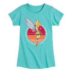 Girls' - Disney - Peter Pan Fitted Short Sleeve Graphic T-Shirt - 1 of 4