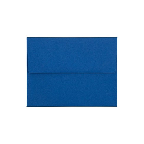 JAM Paper A2 Invitation Envelopes 4.375 x 5.75 Presidential Blue 25/Pack 563913396 - image 1 of 4