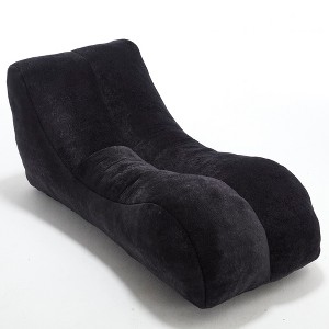 Airsurfer Creative Bean Bag Sofa Chair for Adults, Filled with High-Elastic Sponge for Full-Body Support and Comfort, Ergonomic and Cozy Design - 1 of 4