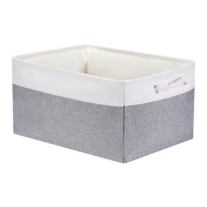 Unique Bargains Fabric Collapsible Spacious Capacity Easy to Clean Storage Bins - 1 of 4