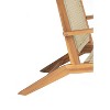 Nordlys Wood and Rope Chair Exotic Boho Outdoor - 2 of 3