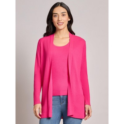 Jones New York Open Front Sutton Cardigan