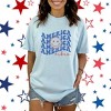 Simply Sage Market Women's America Vibes Stacked Short Sleeve Garment Dyed Tee - 2 of 3