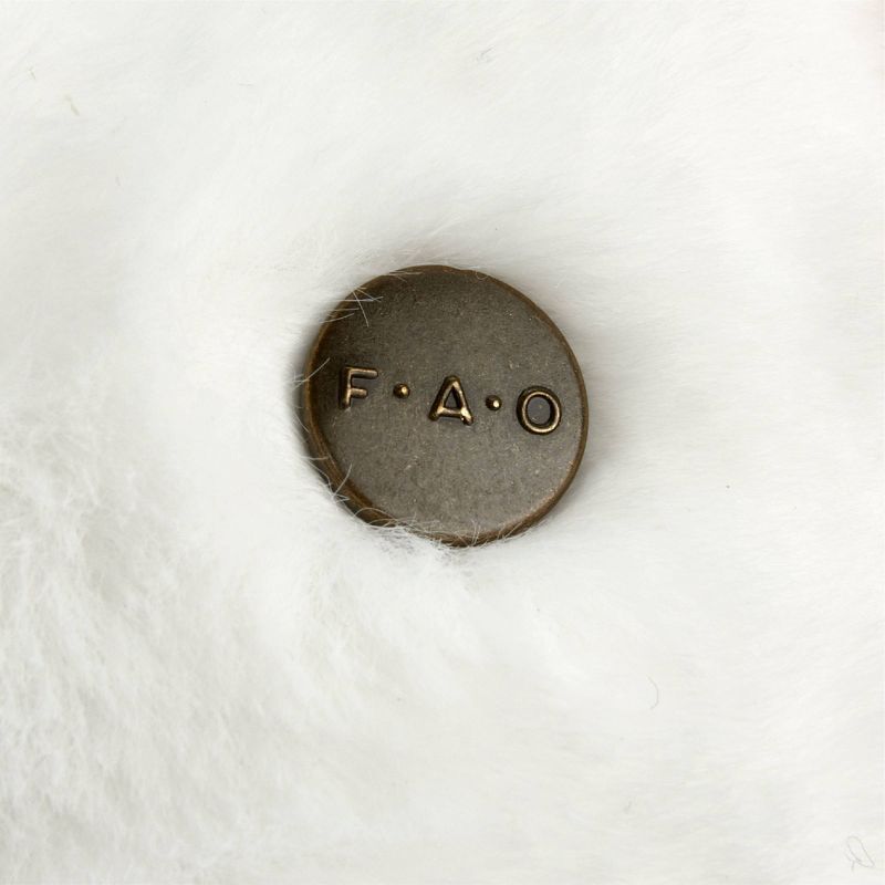 FAO Schwarz Toy Plush Bunny Fairy 9&#34; White, 4 of 5