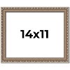 PosterPalooza | Photo Size Deco Silver Picture Frame - UV Acrylic, Foam Board Backing, Hanging Hardware - 2 of 4