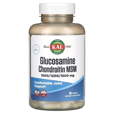 KAL Glucosamine Chondroitin MSM, 90 Tablets