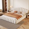 NicBex Queen Size Velvet Upholstered Bed Frame with Shell-Shaped Headboard for Adults,Boys,Girls - 2 of 4