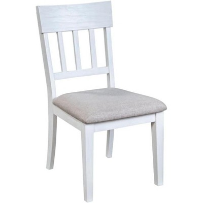 Alpine Furniture Donham Dining Chair, Mystic White