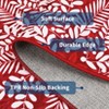 Washable Rug Christmas Rug for Living Room Non-Slip Snowflakes Floor Cover Low Pile  Foldable Green Christmas Rugs - 4 of 4