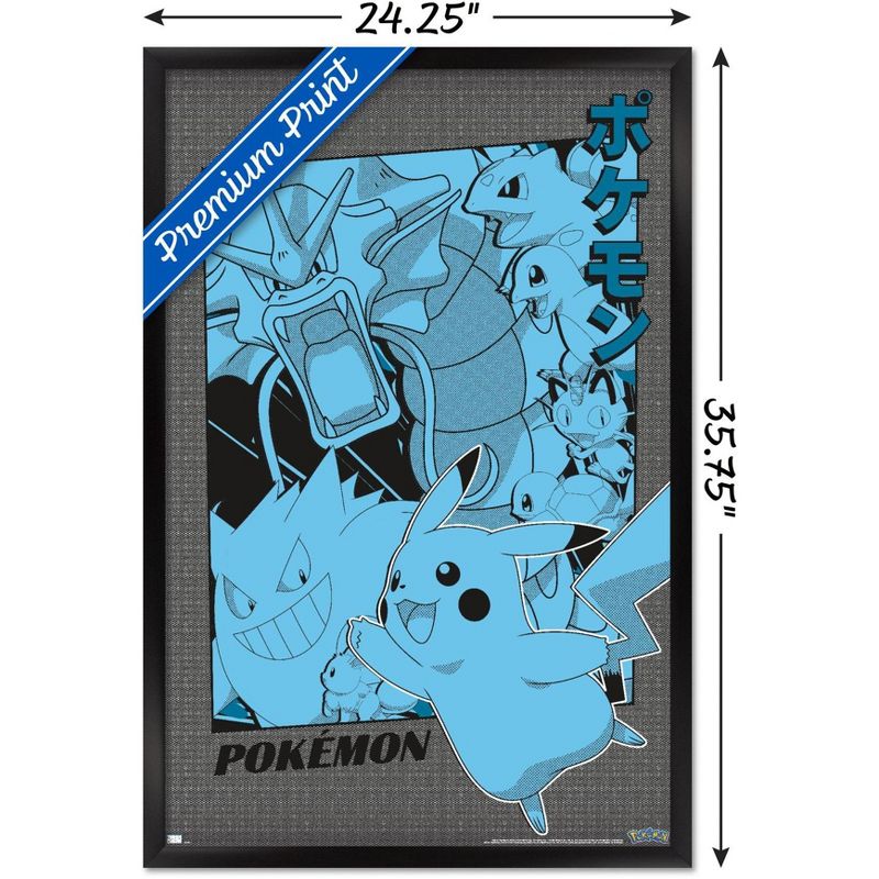 Trends International Pokémon - Group Anime Framed Wall Poster Prints, 3 of 7