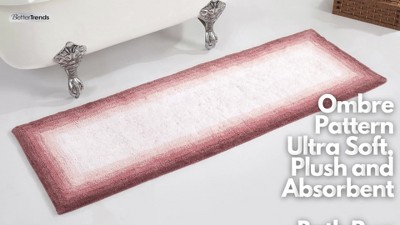 Cozy Cotton Torrent Bath Rug 20" x 60" - Gray