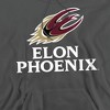 Elon University Official Phoenix Logo Adult Pull-Over Hoodie - 2 of 4