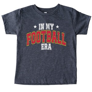 The Juniper Shop In My Football Era - Red Toddler Short Sleeve Tee - 1 of 4