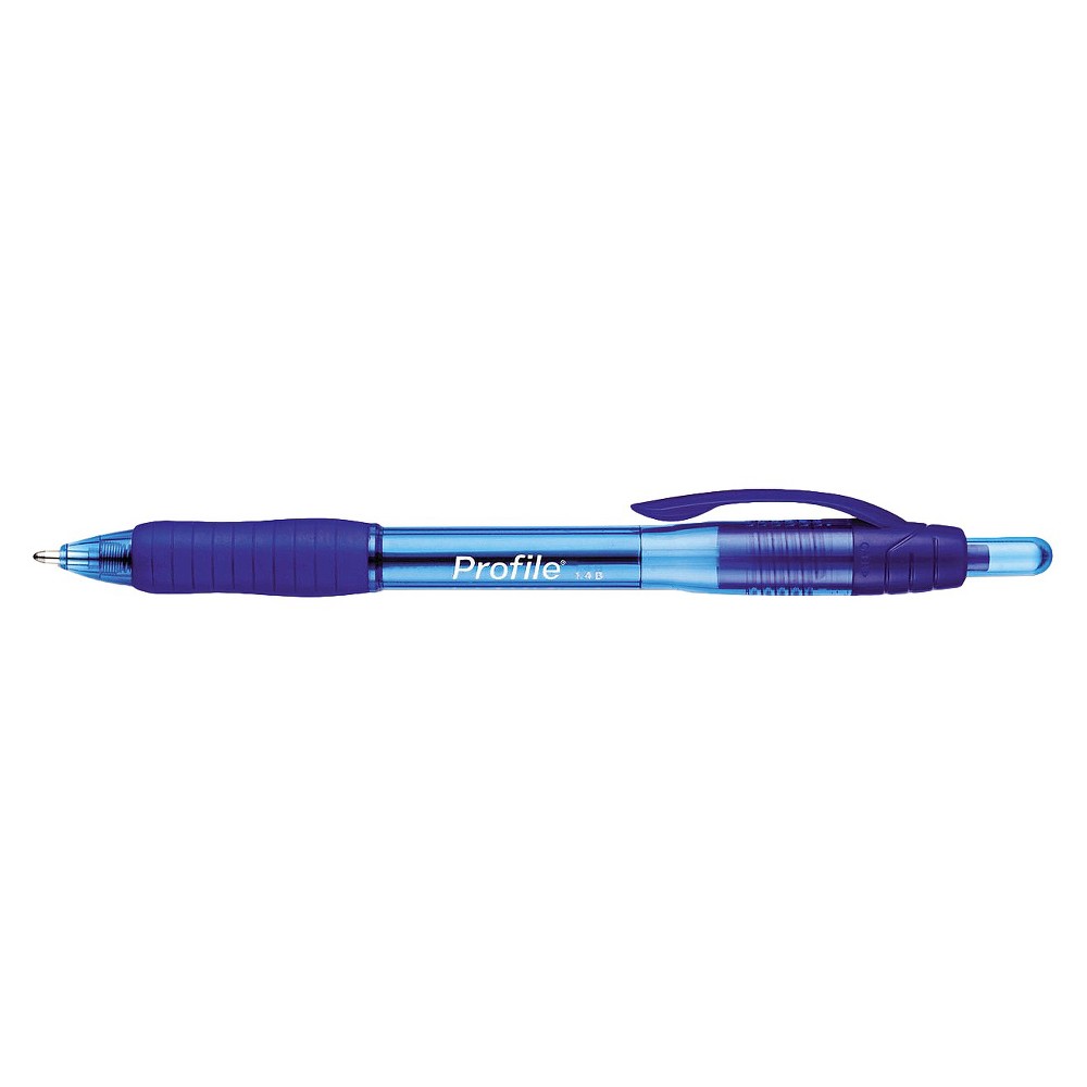 UPC 041540894667 product image for Paper Mate Profile Ballpoint Pen, Bold - Blue Ink (12 Per Pack) | upcitemdb.com