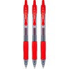 Pilot 3ct G2 Premium Retractable Gel Pens Fine Point 0.7mm Red Ink: Rubber Grip, Stationery & Office, pil31021 - 2 of 4