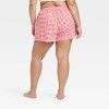 Women's Lace Trim Boxer Pajama Shorts - Colsie™ - 3 of 3