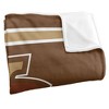 Lehigh University Primary Logo Silky Touch Blanket White 50x60 - 3 of 4
