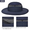 Solaris Mens Packable Bucket Hat, Outdoor UV Sun Protection Water Repellent Floppy Hats - 4 of 4
