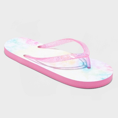 Kids' Sam Flip Flop Sandals - Cat & Jack™ Pink L : Target