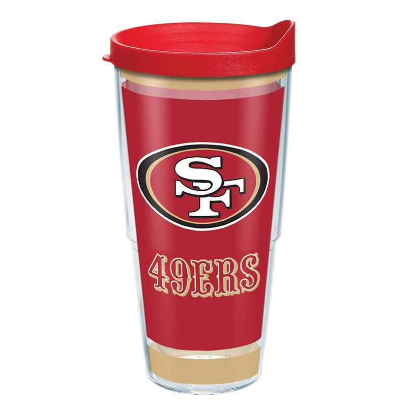 NFL San Francisco 49Ers Classic Tumbler with Lid - 24oz, 1 of 4