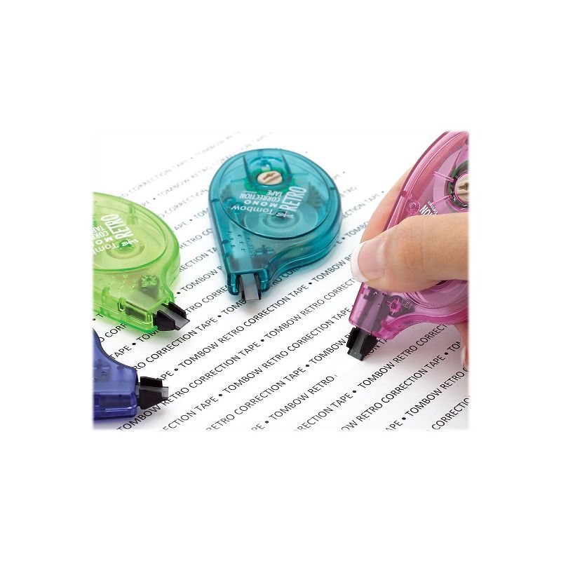 Tombow MONO Original Correction Tape Assorted Color Applicators 4/Pack 68679, 5 of 6