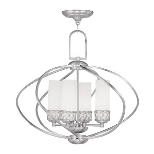 Livex Lighting Westfield 4 - Light Chandelier in  Brushed Nickel - 1 of 2