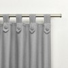 Exclusive Home Loha Linen Tuxedo Tab Top Curtain Panel Pair - image 3 of 4