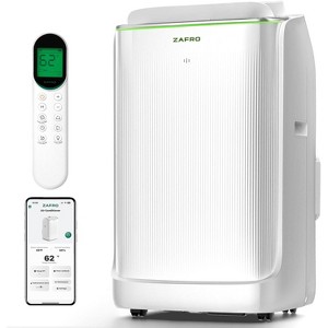 ZAFRO Portable Air Conditioners 14,000 BTU (10,000 BTU SACC), Ultra Quiet(42dB) Smart AC with Drainage-free Cooling/Dual Duct/24Hrs Timer - 1 of 4