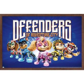 Trends International Paw Patrol: The Mighty Movie - Defenders Framed Wall Poster Prints