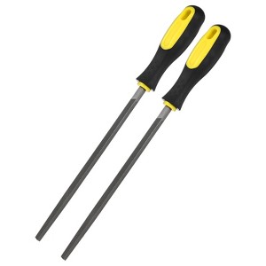 Unique Bargains Square Metal File High Carbon Steel Grip Handle Diamond Multipurpose Hand Files - 1 of 4