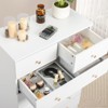 Resenkos 5 Drawer Dresser with Gold Handle, Nursery Dresser Chest Of Drawers Organizer, White - 2 of 4
