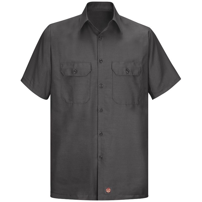 Red Kap Men's Short Sleeve Solid Rip Stop Shirt, 1 of 4